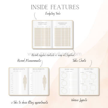 Best Printable Personalised Wedding Planner with Linen Cover